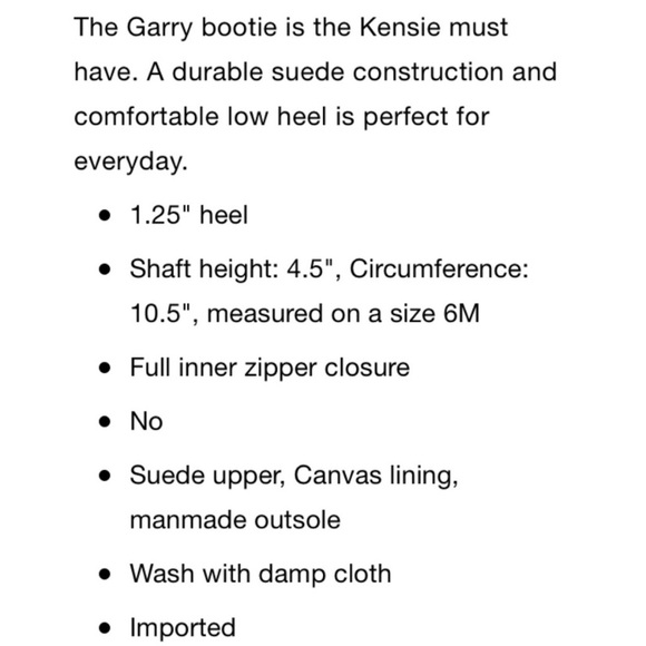 ❌❌SOLD❌❌Kensie Ankle Booties - Picture 11 of 11